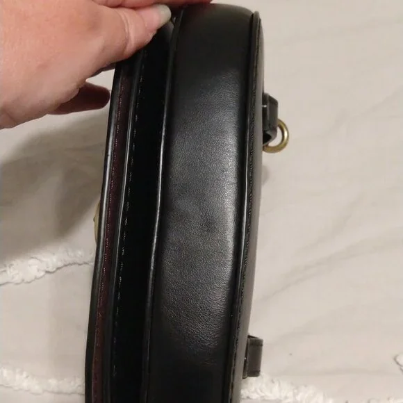 COACH SADDLE BELT BAG in supple black leather - Picture 10 of 16